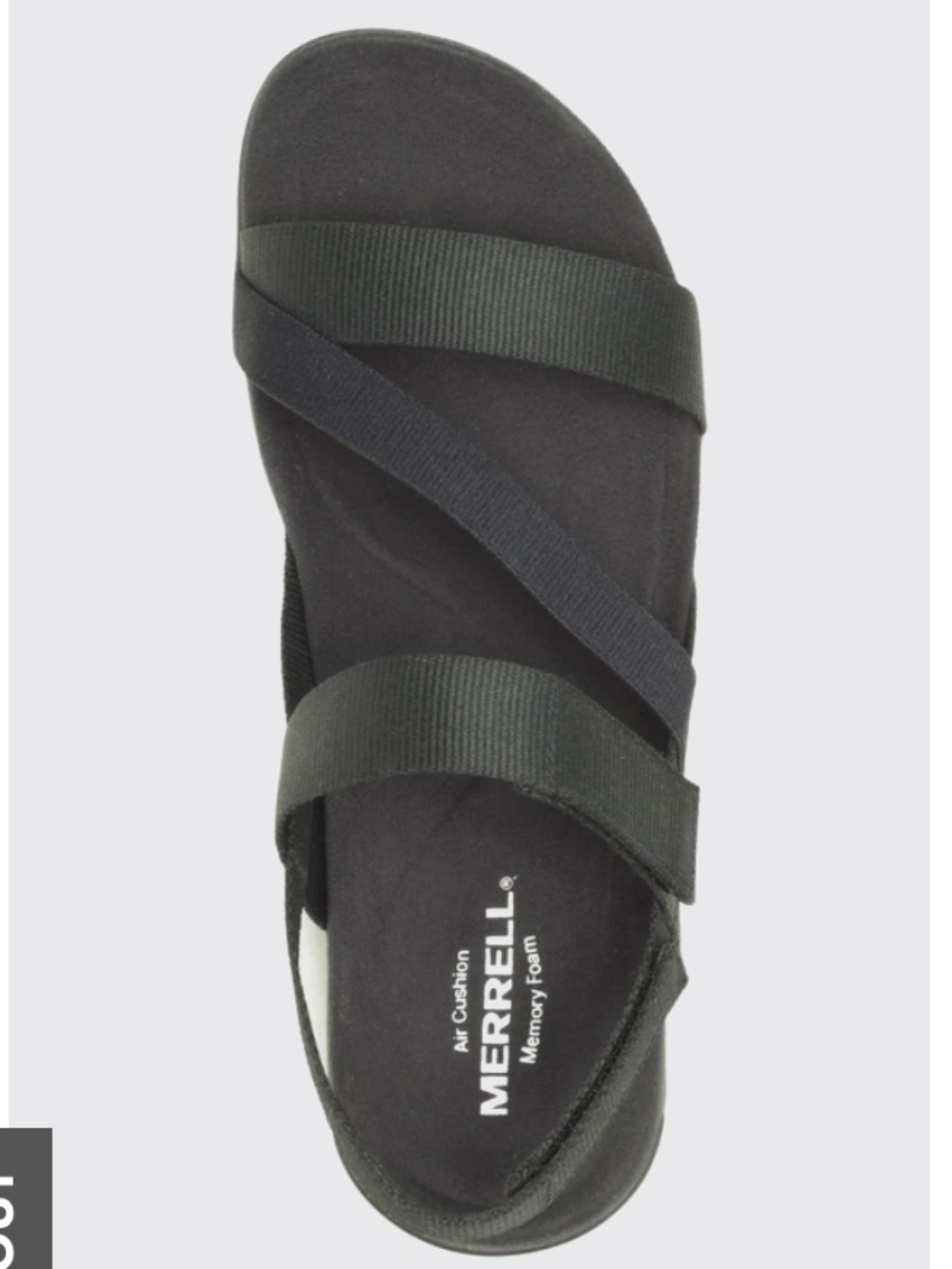 Merrell District 3 Strap Web Sandal — Black